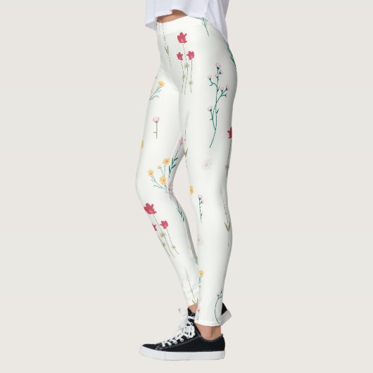 Bloem Lente Bloeiende Bloemen Leggings (Links)