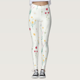 Bloem Lente Bloeiende Bloemen Leggings