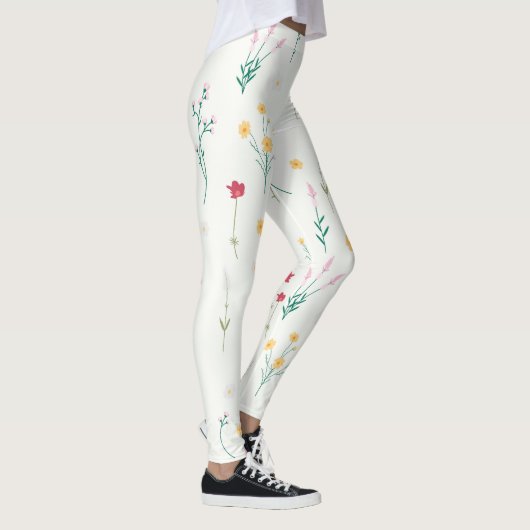 Bloem Lente Bloeiende Bloemen Leggings (Rechts)