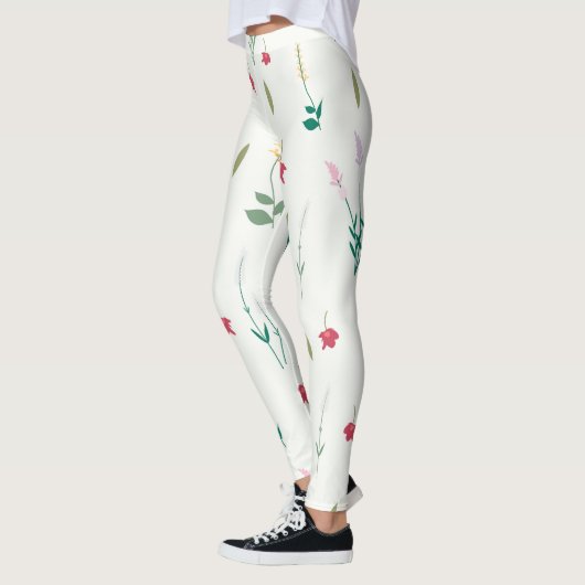 Bloem Lente Bloeiende Bloemen Leggings (Links)