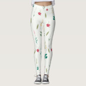 Bloem Lente Bloeiende Bloemen Leggings (Voorkant)