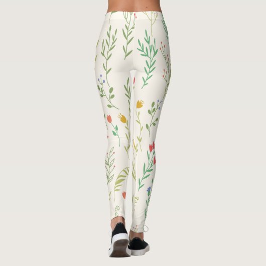Bloem Lente Bloeiende Bloemen Leggings (Achterkant)