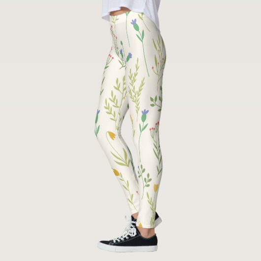 Bloem Lente Bloeiende Bloemen Leggings (Links)
