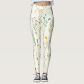 Bloem Lente Bloeiende Bloemen Leggings (Voorkant)