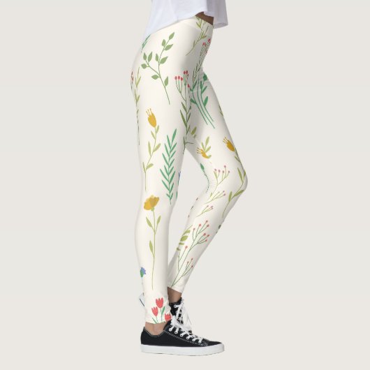 Bloem Lente Bloeiende Bloemen Leggings (Rechts)