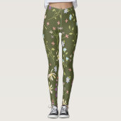 Bloem Lente Bloeiende Bloemen Leggings (Voorkant)