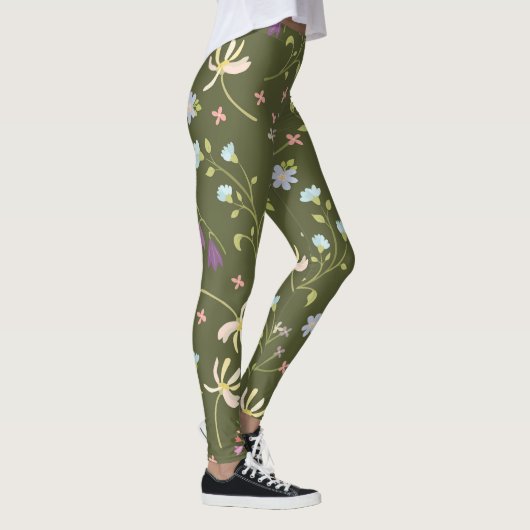 Bloem Lente Bloeiende Bloemen Leggings (Rechts)