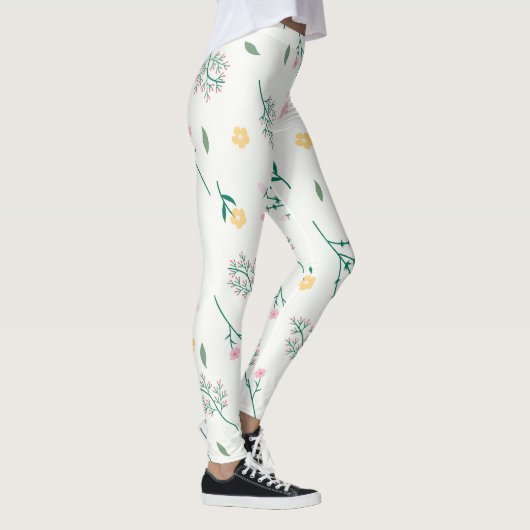 Bloem Lente Bloeiende Bloemen Leggings (Rechts)