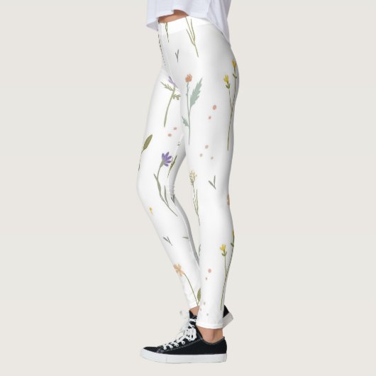 Bloem Lente Bloeiende Bloemen Leggings (Links)