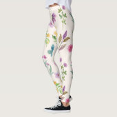 Bloem Lente Bloeiende Bloemen Leggings (Links)