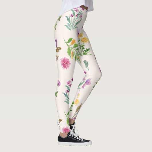 Bloem Lente Bloeiende Bloemen Leggings (Rechts)