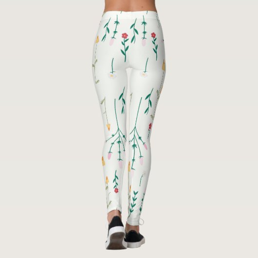 Bloem Lente Bloeiende Bloemen Leggings (Achterkant)