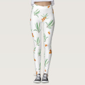 Bloem Lente Bloeiende Bloemen Leggings (Voorkant)