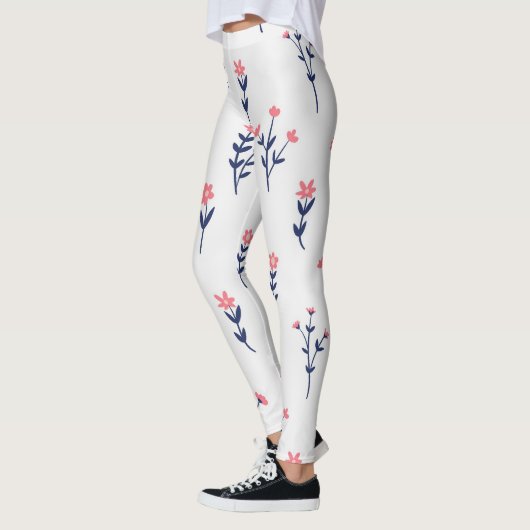 Bloem Lente Bloeiende Bloemen Leggings (Links)