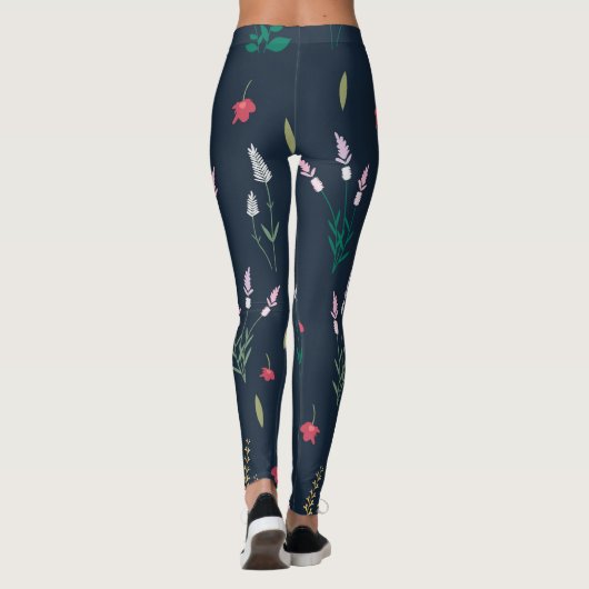 Bloem Lente Bloeiende Bloemen Leggings (Achterkant)