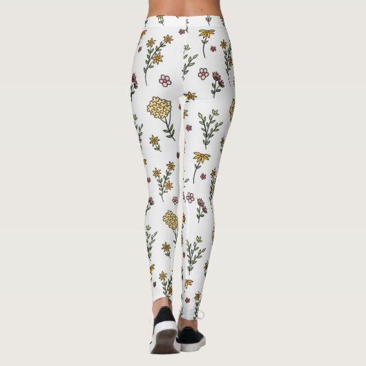 Bloem Lente Bloeiende Bloemen Leggings (Achterkant)