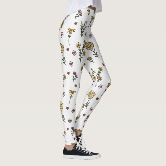 Bloem Lente Bloeiende Bloemen Leggings (Rechts)
