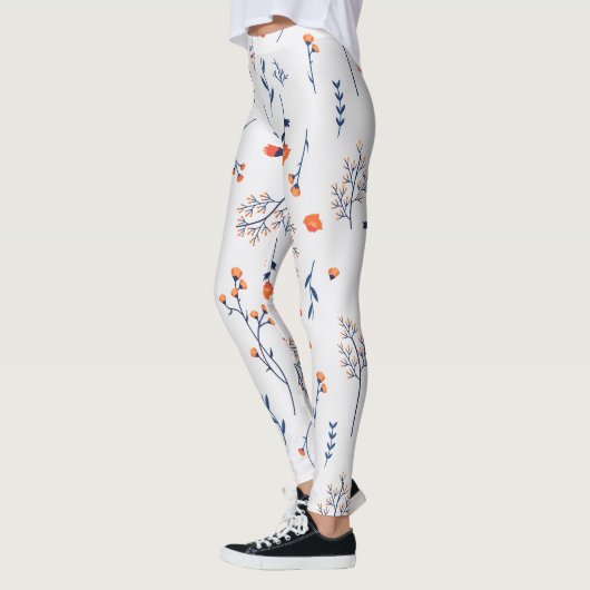 Bloem Lente Bloeiende Bloemen Leggings (Links)