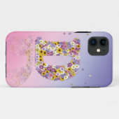 Bloem letter D Case-Mate iPhone Case (Achterkant (horizontaal))