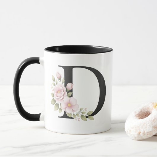 Bloem Letter D Logo Mok (Met donut)