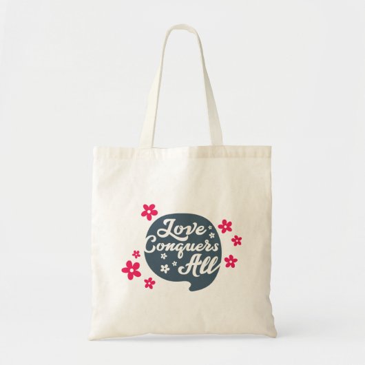 Bloem - Liefde overwint alles Tote Bag (Voorkant)