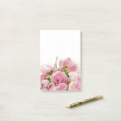 Bloem Liefde Roze Rozen Romantische Post-it notiti Post-it® Notes (Op bureau)
