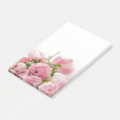 Bloem Liefde Roze Rozen Romantische Post-it notiti Post-it® Notes (Schuin)