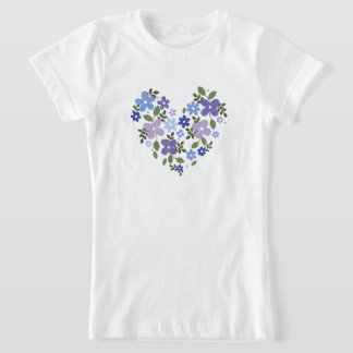 bloem liefde t-shirt ontwerp