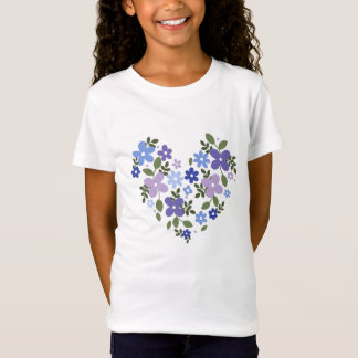 bloem liefde t-shirt ontwerp