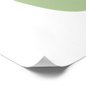 Bloem Lijn Kunst Poster (Hoek)