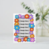 Bloem Lijst Briefkaart (Staand voorkant)