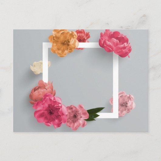 Bloem Lijst Briefkaart (Voorkant)