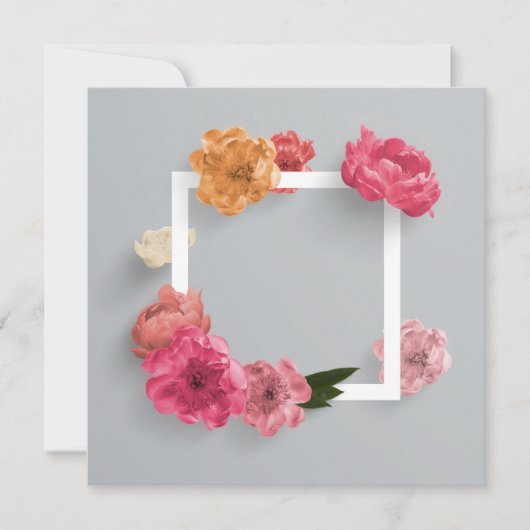 Bloem Lijst Kaart (Voorkant)