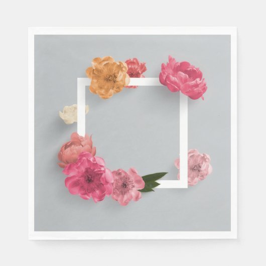 Bloem Lijst Servet (Voorkant)