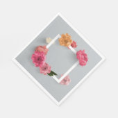 Bloem Lijst Servet (Hoek)