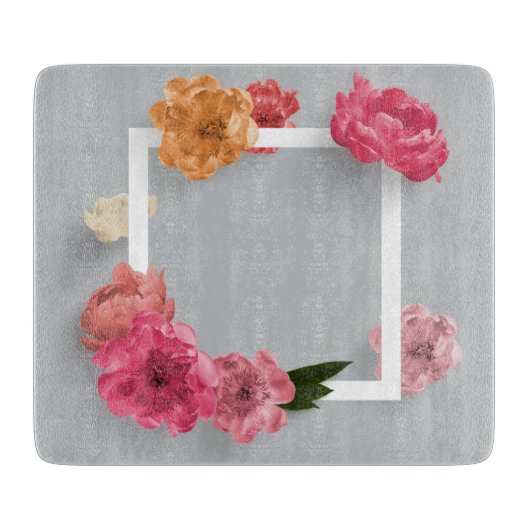 Bloem Lijst Snijplank (Voorkant)