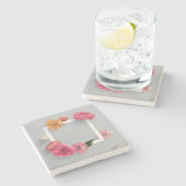 Bloem Lijst Stenen Onderzetter (Zijkant)