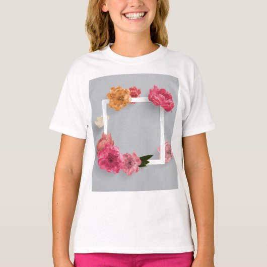 Bloem Lijst T-shirt (Voorkant)