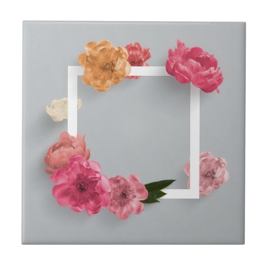 Bloem Lijst Tegeltje (Voorkant)