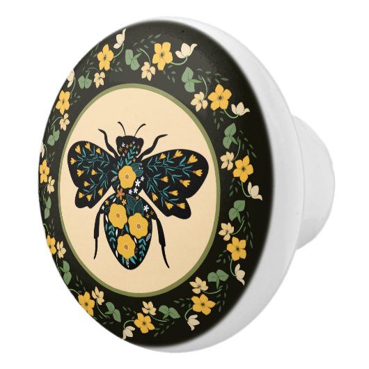  bloem Lijst van de bloem Keramische Knop (Rechts)