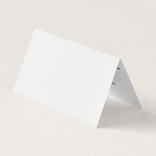 Bloem Lijst Visitekaartje (Achterkant)