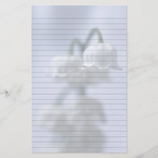 Bloem Lily van de vallei Briefpapier (Voorkant)
