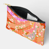 Bloem lint kimono patroon etui (Open)