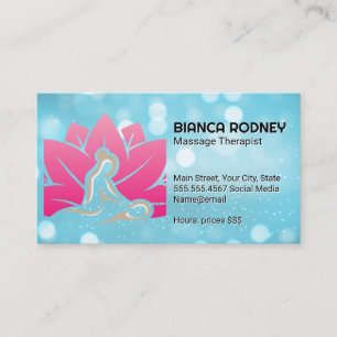 Bloem Logo Massage Visitekaartje
