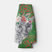 Bloem Luipaard Jungle Batik Flesjeskoeler (Voorkant)