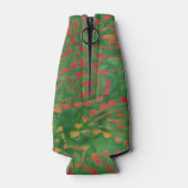 Bloem Luipaard Jungle Batik Flesjeskoeler (Achterkant)