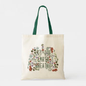 Bloem Lungs: Laat de aarde afbreken Tote Bag (Achterkant)
