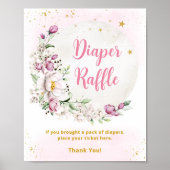Bloem Maand Rosa Luierraffle Poster (Voorkant)
