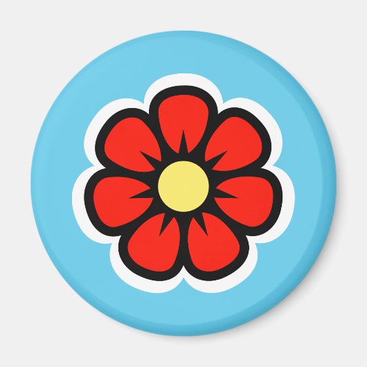 Bloem Magneet (Voorkant)