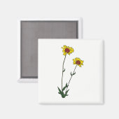 Bloem Magneet (Voorkant / Achterkant)